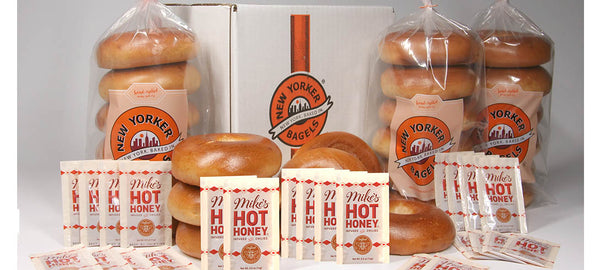 Bagels + Mike's Hot Honey? That's Hot!