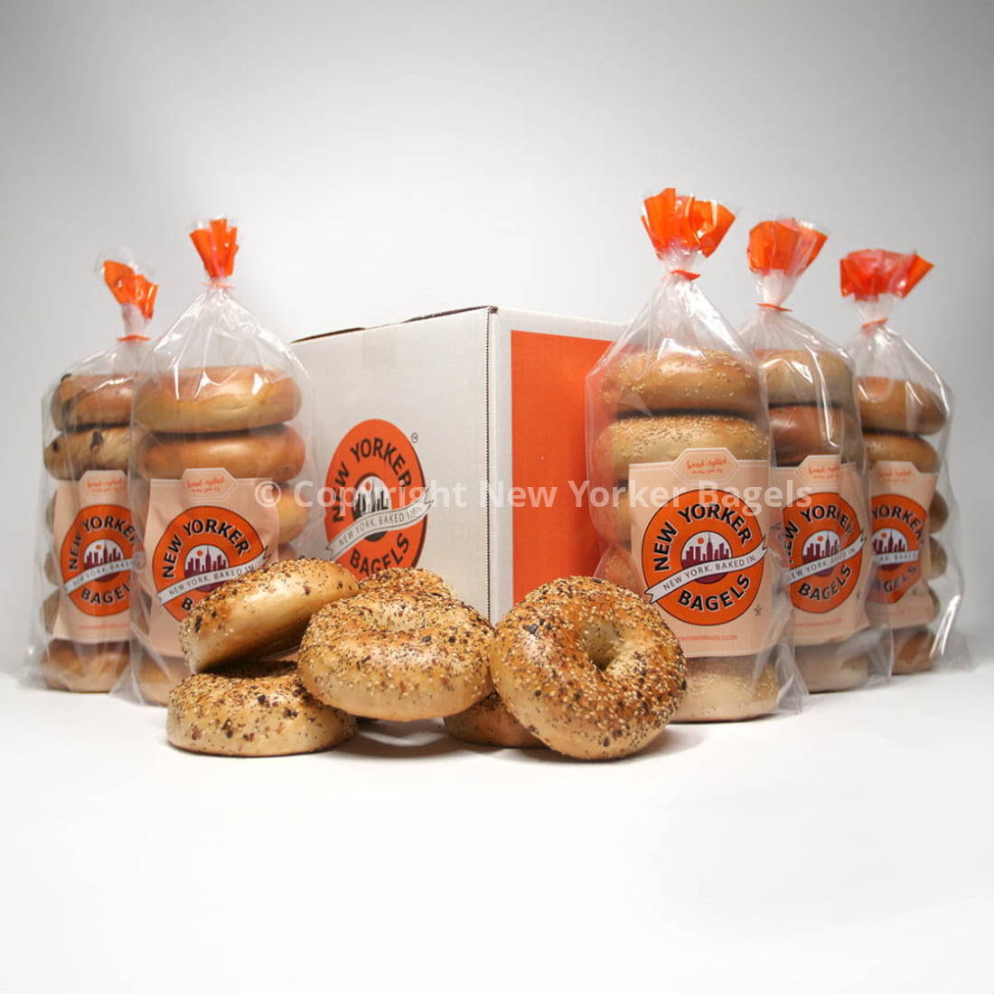 new york bagels and gift box